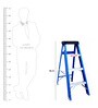3 Steps 3.8 Ft Steel Step Ladder