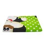 Penguin Bath Towel in Green colour