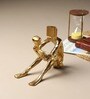 Pensive Reader In Gold