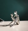 Pensive Reader In Silver