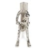 Pensive Reader In Silver