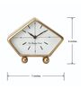 Penta Gold Aluminium Table clock