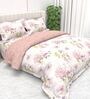 Peony 4-Piece Combo Of Double Bed Cold Weather Comforter & Bedsheet Set