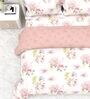 Peony 4-Piece Combo Of Double Bed Cold Weather Comforter & Bedsheet Set