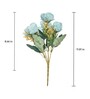 Peony Light Blue Artificial Flower