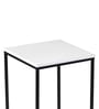 Pep End Table in White & Black Colour