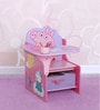 Peppa Pig Study Chair with Bin in Pink Colour