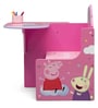 Peppa Pig Study Chair with Bin in Pink Colour