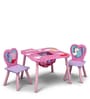 Peppa Pig Themed Activity Table with 2 Chair in Pink Colour