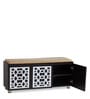 Pepper Shoe Rack with Seating in Wenge Finish