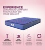 Caspia 6 inch Bonnell Spring King Size Mattress in Navy Blue Colour