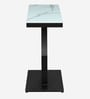 Percival Metal Console Table in Black Finish with Porcelain Top Percival Metal Console Table in Black Finish with Porcelain Top