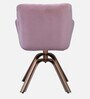 Perdue Velvet Chair in Blush Pink Colour With Rose Gold Finish
