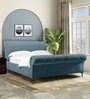 Perfect Upholstered King Size Bed In Grey Color