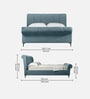 Perfect Upholstered King Size Bed In Grey Color