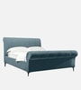 Perfect Upholstered King Size Bed In Grey Color