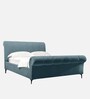 Perfect Upholstered King Size Bed In Grey Color