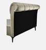 Perfect Upholstered Queen Size Bed In Beige Color