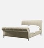 Perfect Upholstered Queen Size Bed In Beige Color