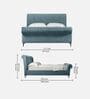Perfect Upholstered Queen Size Bed In Grey Color