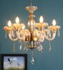 Perla Red Crystal Chandelier