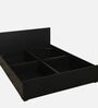 Persia King Size Bed in Wenge Finish with Box Storage