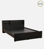 Persia Queen Size Bed In Wenge Finish 