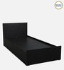 Persia Single Bed in Wenge Finish with Box Storage