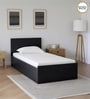 Persia Single Bed in Wenge Finish with Box Storage