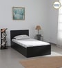 Persia Single Bed in Wenge Finish with Box Storage