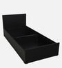 Persia Single Bed in Wenge Finish with Box Storage