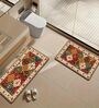 Persian Kitchen Rugs and Mats Set of 2
