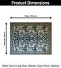 Persian Printed Polyester 3 X 5 Feet Machine Made Carpet