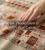 Persian Red Spring Glory Cotton186 TC Single Bedsheet With 1 Pillow Cover