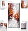 White Perspectives Canvas Framed Acrylic Paint Hand Paintings