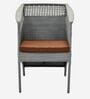 Perth Wicker Table And Chair Set In Grey Dual Tone Finish