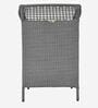 Perth Wicker Table And Chair Set In Grey Dual Tone Finish