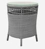 Perth Wicker Table And Chair Set In Grey Dual Tone Finish