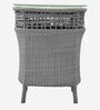Perth Wicker Table And Chair Set In Grey Dual Tone Finish