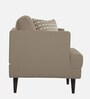 Pescara Velvet 1 Seater Sofa in Brown Colour Pescara Velvet 1 Seater Sofa in Brown Colour