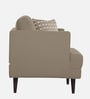 Pescara Velvet 1 Seater Sofa in Brown Colour