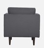 Pescara Velvet 1 Seater Sofa in Grey Colour