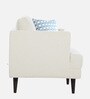 Pescara Velvet 1 Seater Sofa in Ivory Colour Pescara Velvet 1 Seater Sofa in Ivory Colour