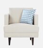 Pescara Velvet 1 Seater Sofa in Ivory Colour Pescara Velvet 1 Seater Sofa in Ivory Colour