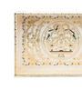 Peshkari White & Gold Wood Serving Tray