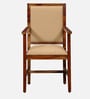 Peshtigo Sheesham Wood Arm Chair In Provincial Teak Finish