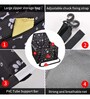 Doggo Black & White Fabric Car Booster Seat for Pet