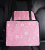 Ela Pink Fabric & Mesh Car Booster Seat for Pet