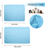 Alexis- Large Blue Fabric Cooling Mat
