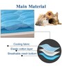 Alexis- Large Blue Fabric Cooling Mat